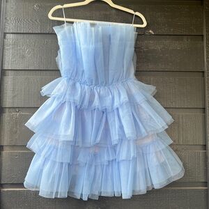 Mable Baby Blue Mini Dress